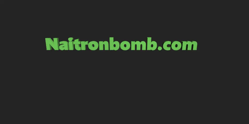 Rotating Naitronbomb.com Logo